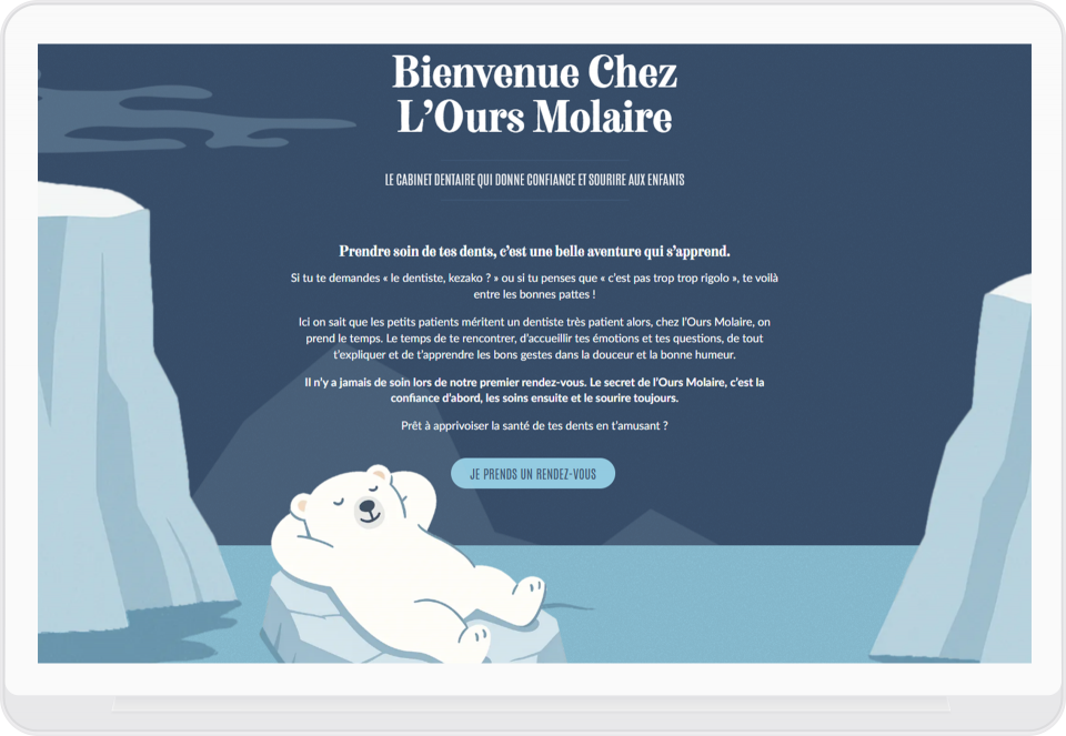 Page d'accueil